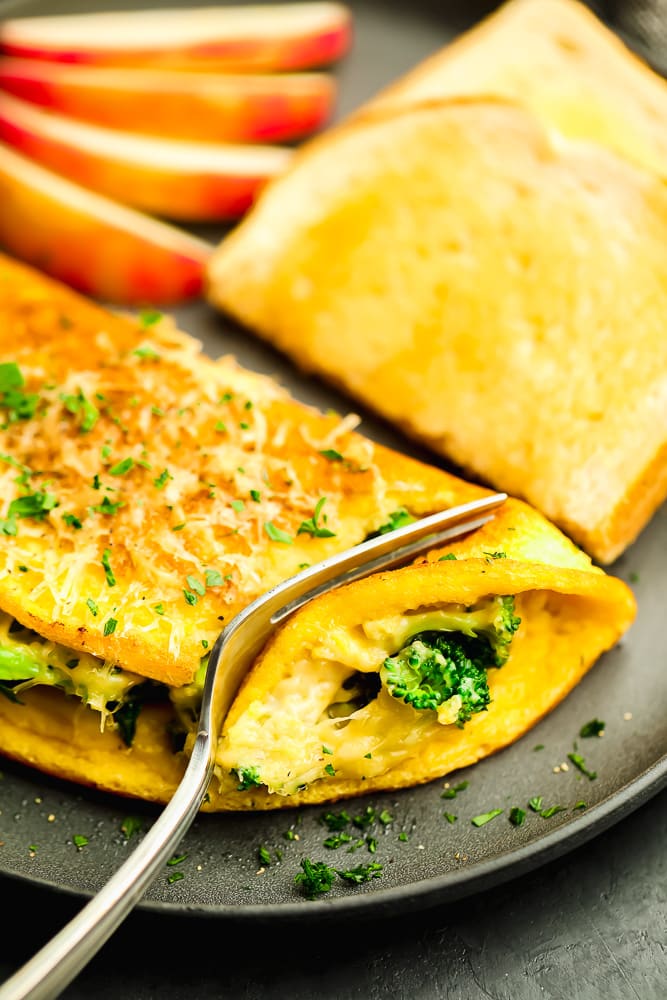 nora cooks just egg omelet