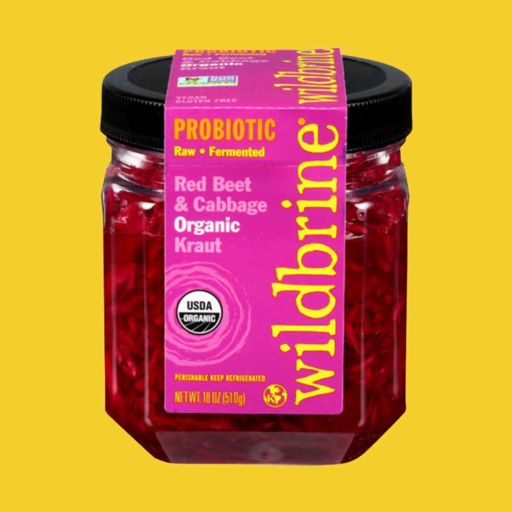  Wildbrine Red Beet & Cabbage Organic Kraut 
