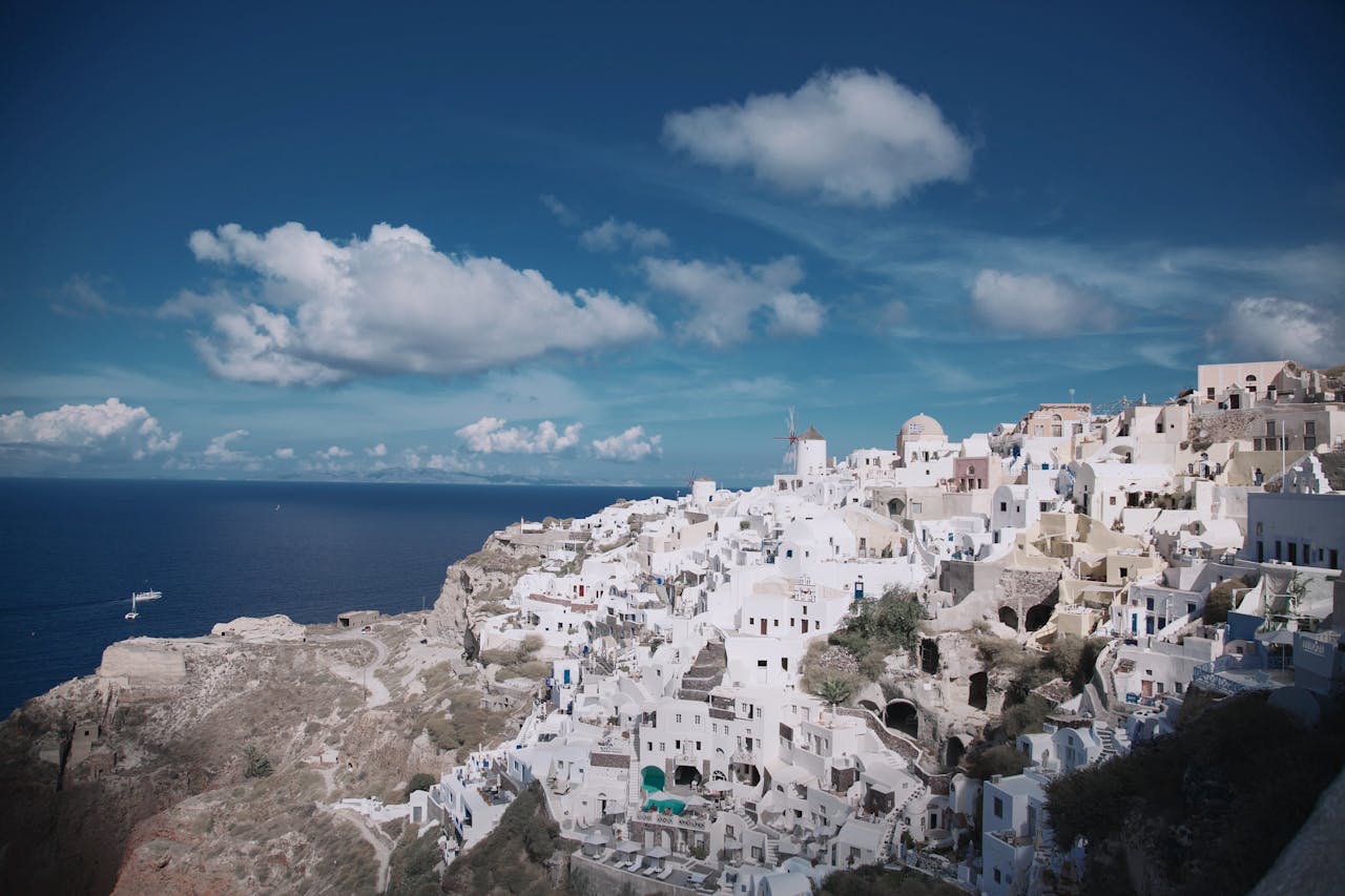 santorini town